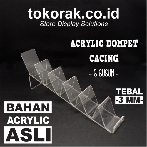 ACRYLIC DOMPET 6 SUSUN
